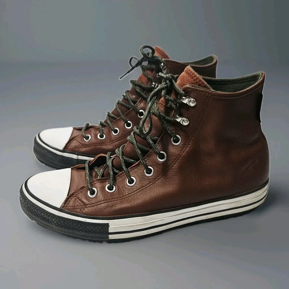 Converse Chuck Taylor All Star Counter Climate Waterproof Leather Brown Size 10